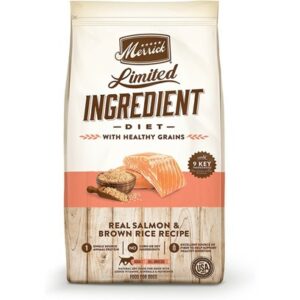 Merrick Limited Ingredient Diet Real Salmon & Brown Rice Recipe Dry Dog Food 22-lb