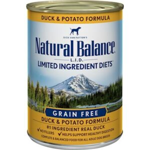 Natural Balance L.I.D Limited Ingredient Diets Duck and Potato Canned Dog Formula 13.2 oz. - case of 12