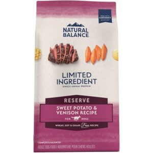 Natural Balance L.I.D. Limited Ingredient Diets Adult Maintenance Sweet Potato & Venison Dry Dog Food 12-lb
