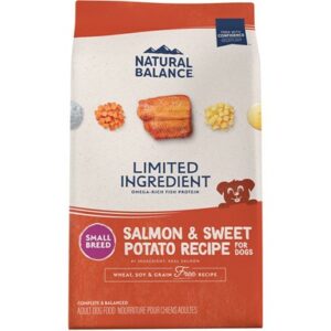 Natural Balance L.I.D. Limited Ingredient Diets Adult Maintenance Sweet Potato and Fish Small Breed Bites Dry Dog Food 12-lb