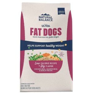 Natural Balance Ultra Fat Dog Low Cal Chicken & Salmon Dry Dog Food 11-lb
