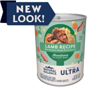 Natural Balance Ultra Premium Lamb Canned Dog Formula 13 oz. - case of 12