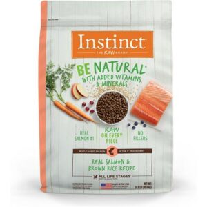 Nature's Variety Instinct Be Natural Salmon & Brown Rice Recipe Dry Dog Food 24-lb