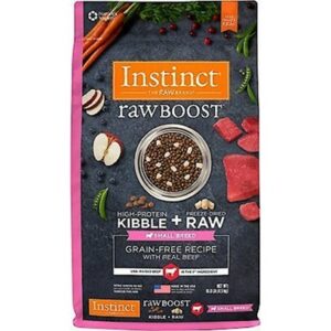 Nature's Variety Instinct Grain Free Raw Boost Small Breed Recipe with Real Beef Dry Dog Food 10-lb