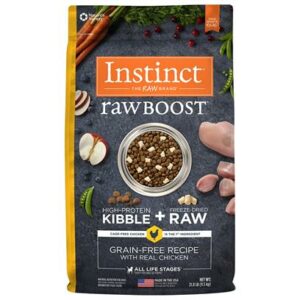 Nature's Variety Instinct Raw Boost Grain Free Recipe with Real Chicken Natural Dry Dog Food 10-lb