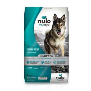 Nulo FreeStyle Puppy & Adult Dog Limited+ Grain-Free Salmon Dry Dog Food 22lb Bag
