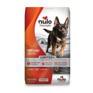 Nulo FreeStyle Puppy & Adult Dog Limited+ Grain-Free Turkey Dry Dog Food 22lb Bag