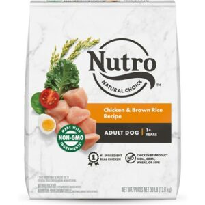 Nutro Natural Choice Adult Chicken & Brown Rice Dry Dog Food 30-lb