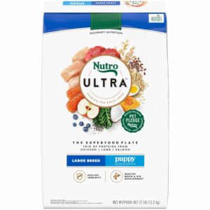 Nutro Nutro Ultra Large Breed Puppy Dry Dog Food - The Superfood Plate With Chicken, Lamb And Salmon Protein Trio | 30 lb