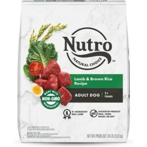 Nutro Wholesome Essentials Adult Pasture-Fed Lamb & Rice Dry Dog Food 30-lb