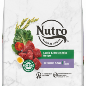 Nutro Wholesome Essentials Senior Pasture-Fed Lamb & Rice Dry Dog Food - 30 lb Bag