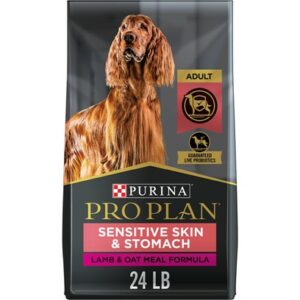 Purina Pro Plan Focus Sensitive Skin and Stomach Formula Lamb and Oat Meal Formula Dry Dog Food 24-lb