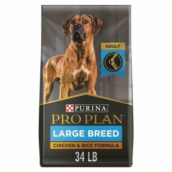Purina Pro Plan Purina Pro Plan High Protein Adult Large Breed Digestive Health Chicken & Rice Formula Dry Dog Food | 34 lb