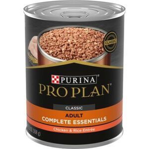 Purina Pro Plan Savor Chicken and Rice Entree Canned Adult Dog Food 13-oz, case of 12