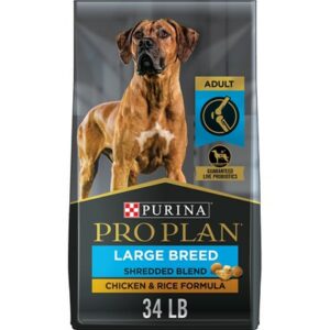 Purina Pro Plan Shredded Blend Large Breed Dry Dog Food 34 Lb bag