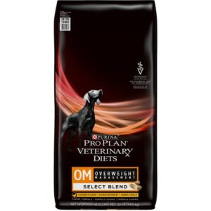 Purina Pro Plan Veterinary Diets OM Select Blend Overweight Management With Chicken Canine Formula Dry Dog Food 6 lb. Bag
