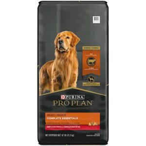 Purina Pro Plan With Probiotics High Protein Shredded Blend Beef & Rice Formula Dry Dog Food 47-lb