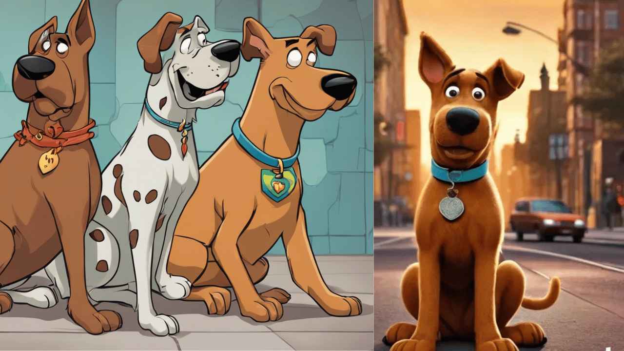 cartoon images of dogs