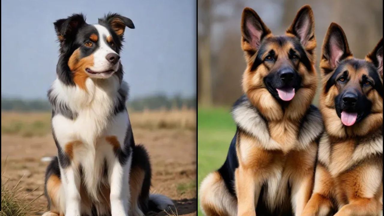 Visual Differences Between German Shepherds and Australian Shepherds