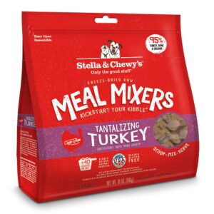 Stella & Chewy's and Freeze-Dried Raw Meal Mixers All Life Stages Dog Food Topper - Tantalizing Turkey, Size: 18 oz | PetSmart