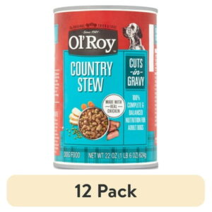 (12 pack) Ol Roy Country Stew Cuts in Gravy Wet Dog Food 22 oz