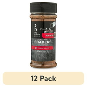 (12 pack) Pure Balance Protein Shakers Beef Recipe Dog Food Topper 4.2 oz